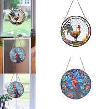 Decorazione per pannelli sospesi per finestre in vetro colorato, regalo