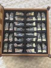 BEAUTIFUL History Channel Civil War Chess Pieces ONLY - No board Included! Read!