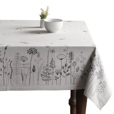 Table Cloth Rectangle Table 100 Cotton 60 x 90 Inches Tablecloth Reusable De...