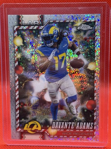 Topps Chrome 2026 Holiday Davante Adams Los Angeles Rams #57 NFL Card ...