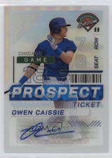 2024 Panini Prospect Edition Silver Prizm Signatures Owen Caissie #149 Auto 11qd