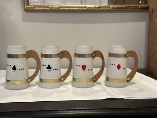 Vintage Siesta Ware Beer Mugs