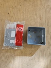 MK Metal Clad Switch Fused Spur box Of 5 BNIB K942 ALM