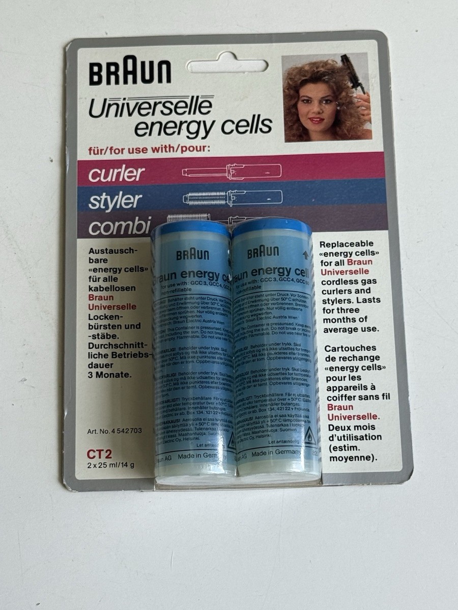 Braun CT 2x25ml Energy Cells for Curl Straighten C20/C20S