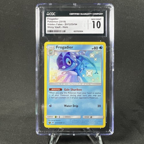Frogadier graded CGC 10 for sale on eBay