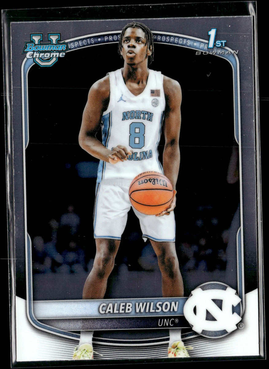 &TEAM weverse global 予約 トレカ ペンサ コンプ ③ Caleb Wilson - 2025-26 Bowman Basketball #BCP-83 Chrome Prospects