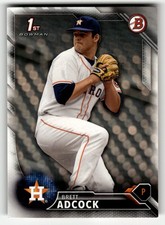 2016 Bowman Draft Brett Adcock #BD-49 Houston Astros 1ST BOWMAN BEAUTY!