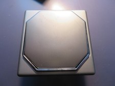 Merten OctoColor Wippe Titan mit Taster Einsatz + Rahmen und Chromring