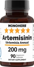 Artemisinin 200mg (60 Vegetarian Capsules) - No Fillers - Gluten Free - Non GMO