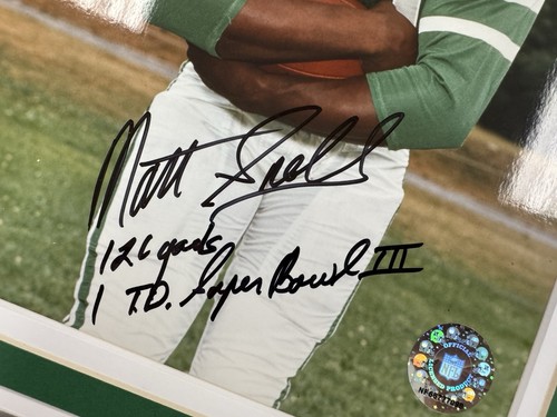 Matt Snell Signed 8x10 Photo Jsa Auto Custom Framed NY Jets Super Bowl 3 - Picture 2 of 4