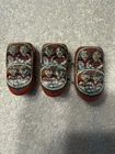 Vintage Tin Lithograph Roller Coaster Car J. Chein & Company 1940s-60s Lot Of 3