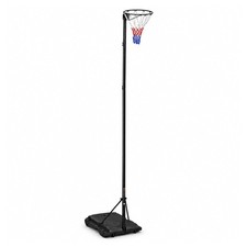 NEW! Home Garden Full Size Pro Netball Post Pole With Hoop Net Set