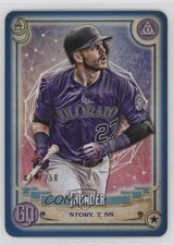 2020 Topps Gypsy Queen Tarot of the Diamond Indigo /250 Trevor Story #TOD-6 2s2