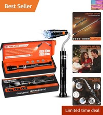 Magnetic Pickup Tool, Magnetic Flashlight Telescoping Magnet with LED Flashli...