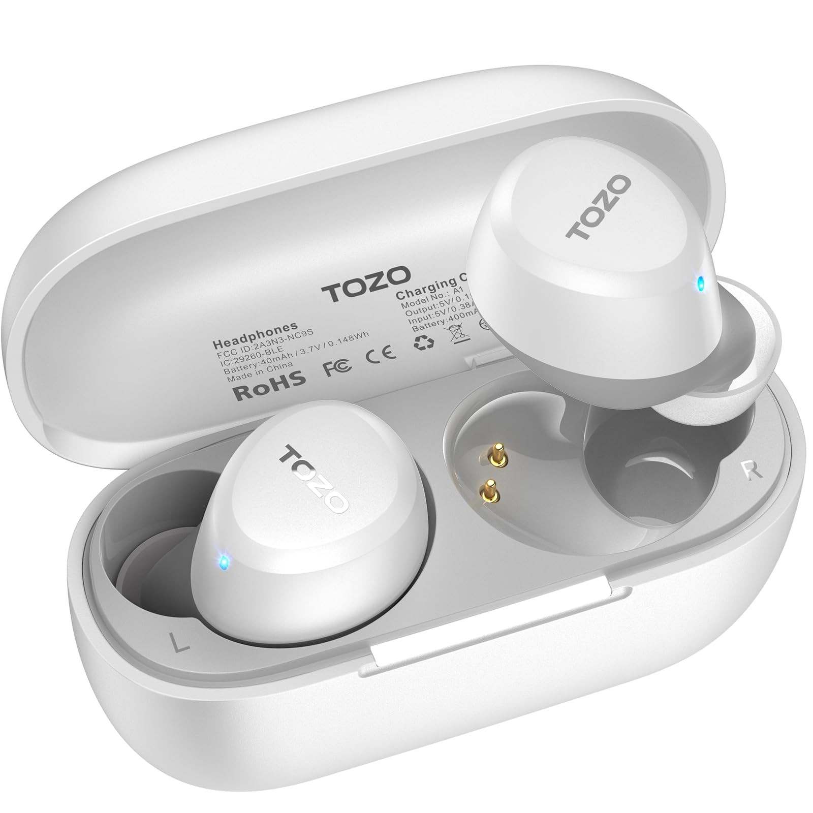 TOZO A1 Auricolari Sport Bluetooth 5.3 - IPX5 Impermeabili e Leggeri