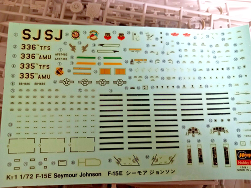 HASEGAWA 1:72 F-15E SEYMOUR JOHNSON - Picture 3 of 4