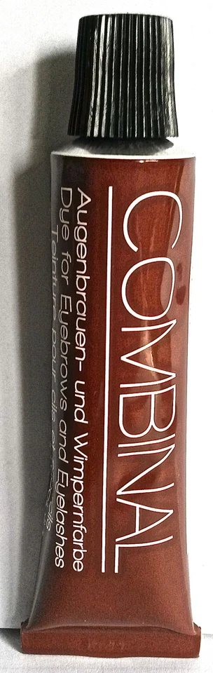 TEINTURE MARRON CILS & SOURCILS COMBINAL EN TUBE 15ml POUR PROFESSIONNELS