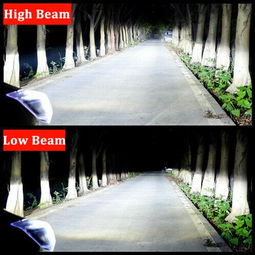 H11 LED Headlight Bulb 4 Sides White Low Beam Conversion Kit 6000LM Super Bright - Picture 3 of 13