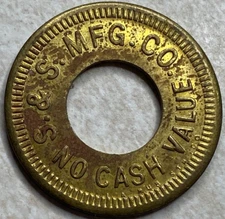S & S MFG Co Slot Game Play Arcade Token T7334