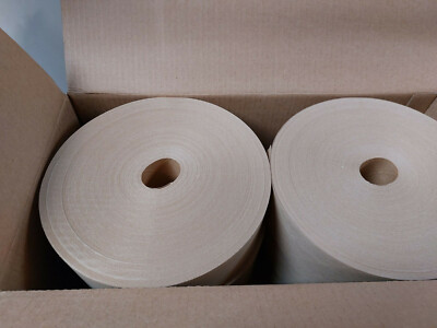 (2 Rolls) Venom K9306 Reinforced Water Activated Tape, Intertape 2.75'' x 1000' 