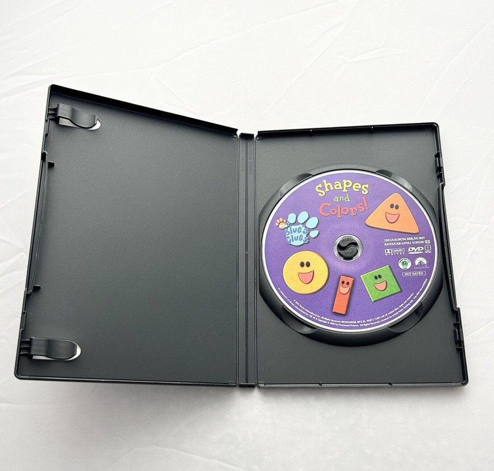 Blue's Clues Shapes and Colors! (DVD, 2003) 97368753648 eBay