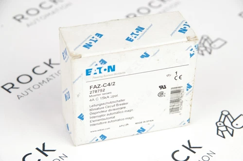 Eaton FAZ-C4/2 278752 Miniature Circuit Breaker