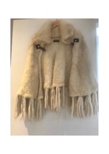Real Fur Poncho Made From Mink By The Famous Italian Brand Thes & Thes.