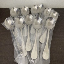 Steelite Round Bowl Soup Spoon 7”- 12 Pack