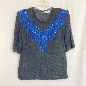 black beaded top formal