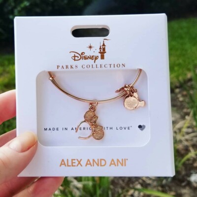 Disney Alex and Ani Rose Gold Minnie Mouse Brand New With Tags 