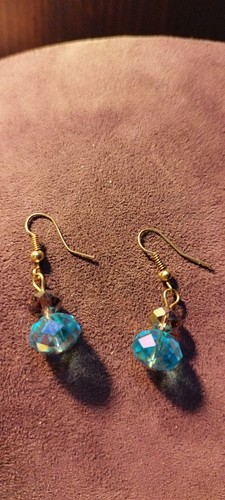 boucles d'oreilles cristal de swarovski pendantes/BIJOUX - Foto 2 di 2