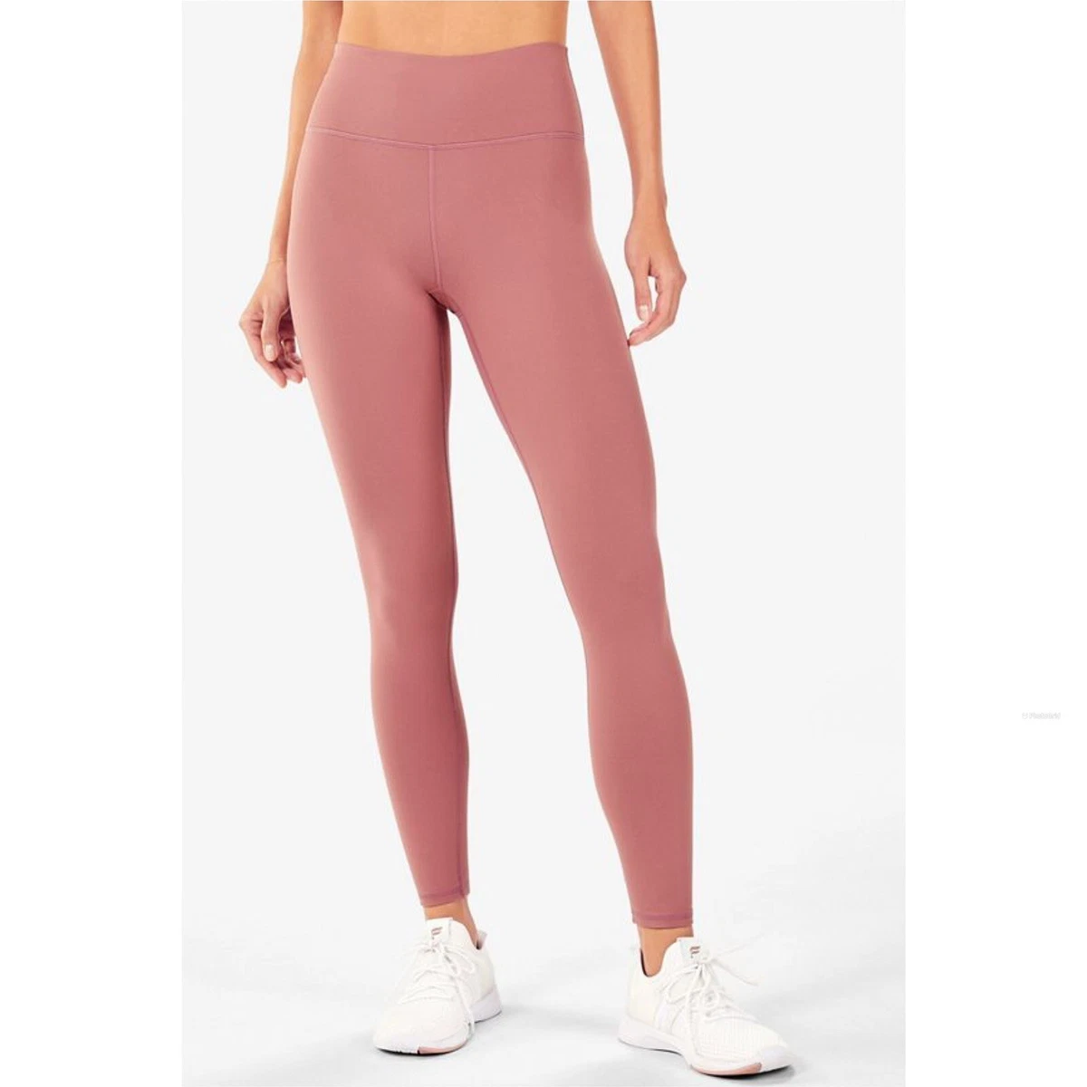 Fabletics Pink Athletic Ankle Length Powerhold Leggings S