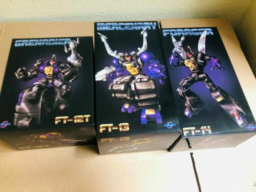 FT-12T (Purple Chest) GRENADIER FT-13 MERCENARY FT-14 FORAGER Insecticons G1 - Image 2 of 4