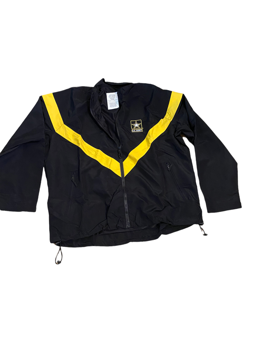 U.S. Army Authentic Windbreak Full-zip Jacket Black/Yellow U.S. Army Authentic Windbreak Full-zip Jacket Black/Yellow