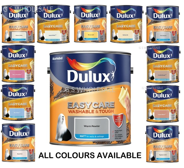 2 X Easycare Matt 2.5l Fine Cream Dulux for sale online eBay