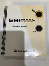 E-mu systems ESI 4000 Digital Sampler Operating Manual FI 580 Rev B 1997