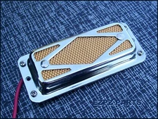 Gold Foil Guitar Pickup - Vintage Diamond Grille style (Neck)  EZPZ PARTS