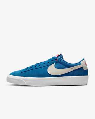 New Nike SB Zoom Blazer Low Pro GT Shoes - Court Blue (DC7695-403)