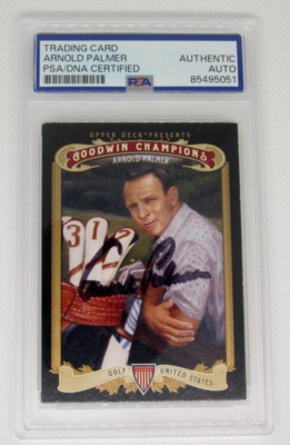Arnold Palmer signed autographed PSA authentic Goodwin Champions Golf Legend