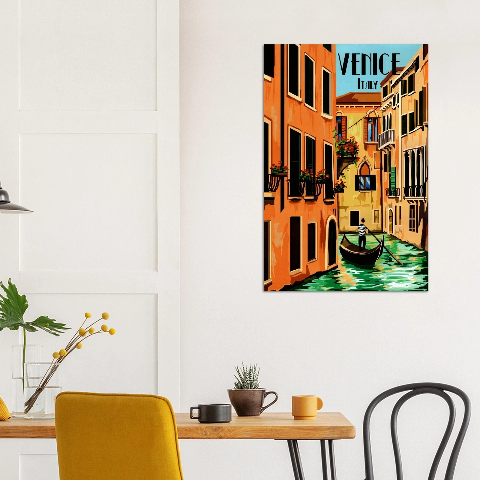Venice Italy Travel Poster Vintage Vertical Poster