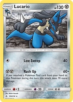 Lucario 126/214 Deck Exclusives