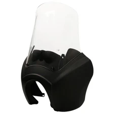 Matte Black Front Headlight Fairing 15'' Windshield Fit For Harley FXDB 06-17