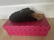 Tory Burch Charm Mammoth Shearling Mule Size 6