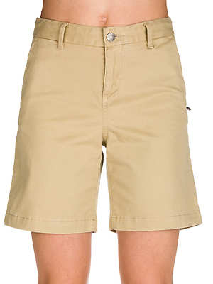 NWT WOMENS ELEMENT ALKA CHINO SHORTS $45 27 desert