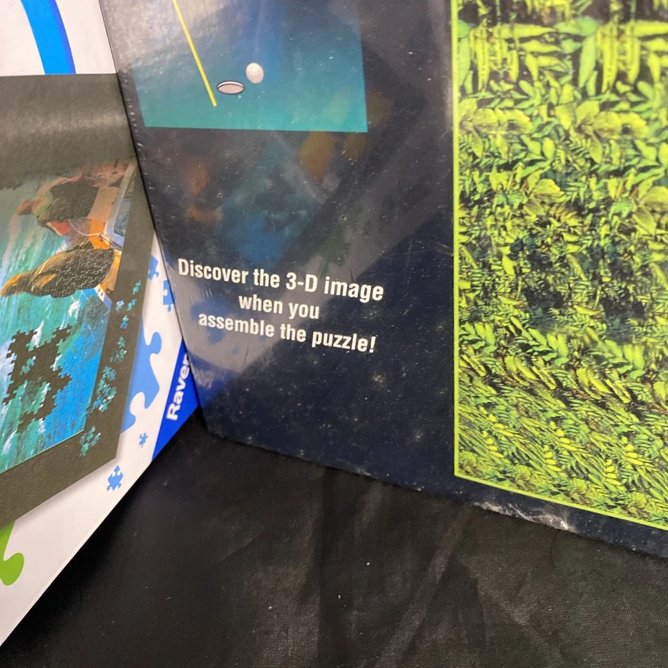 Vintage NOS 1994 Springbok Hallmark Go For The Green 3D 500 Piece Puzzle W Mat - Image 4 of 4