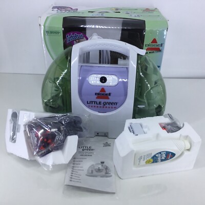 New Open Box BISSELL Little Green 1400-H Green Portable Carpet Cleaner For Pets