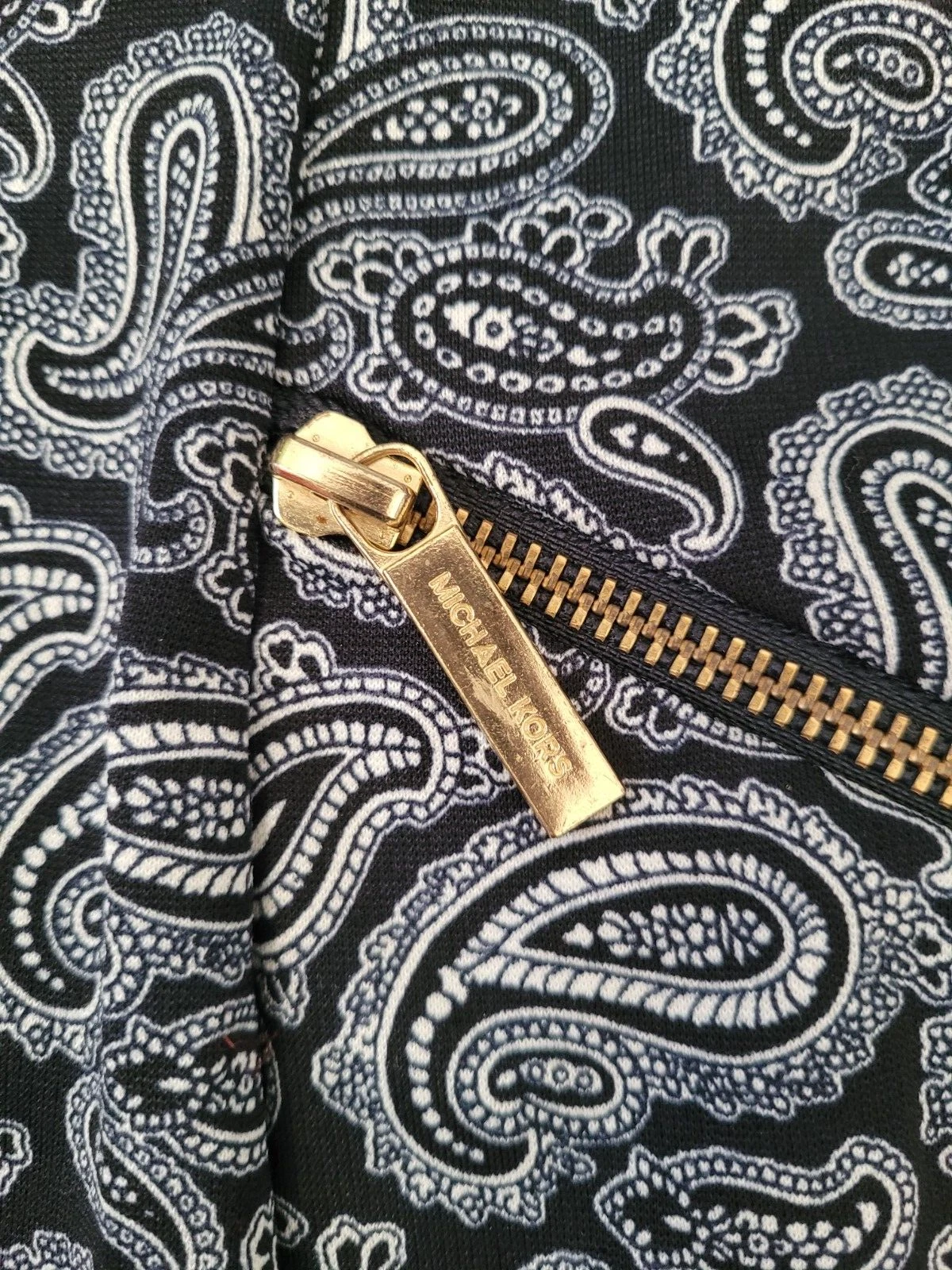 Abito da cocktail MICHAEL Michael Kors donna taglia 8 blu aderente e svasato tasche