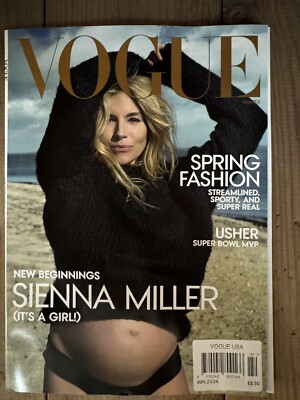 Vogue USA Magazin Winter 2023/2024 Sienna Miller Neuanfänge + Usher MVP