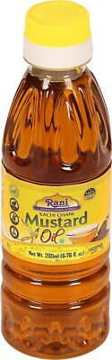 Rani Mustard Oil (Kachi Ghani) 6.76 Ounce (200ml)