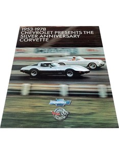 1978 Chevrolet Chevy Corvette Sales Brochure 25th Silver Anniversary L Ebay